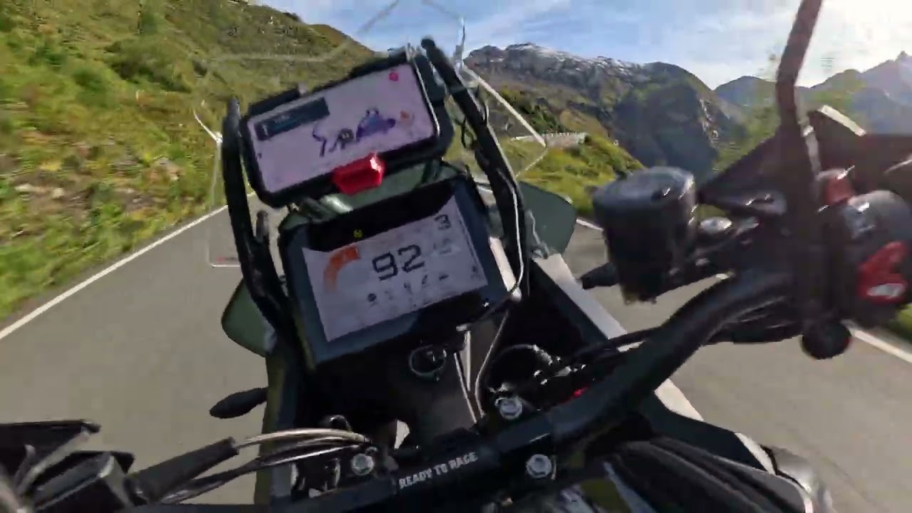 KTM 1290 Super Adventure S - Grossglockner fast hillclimb RAW