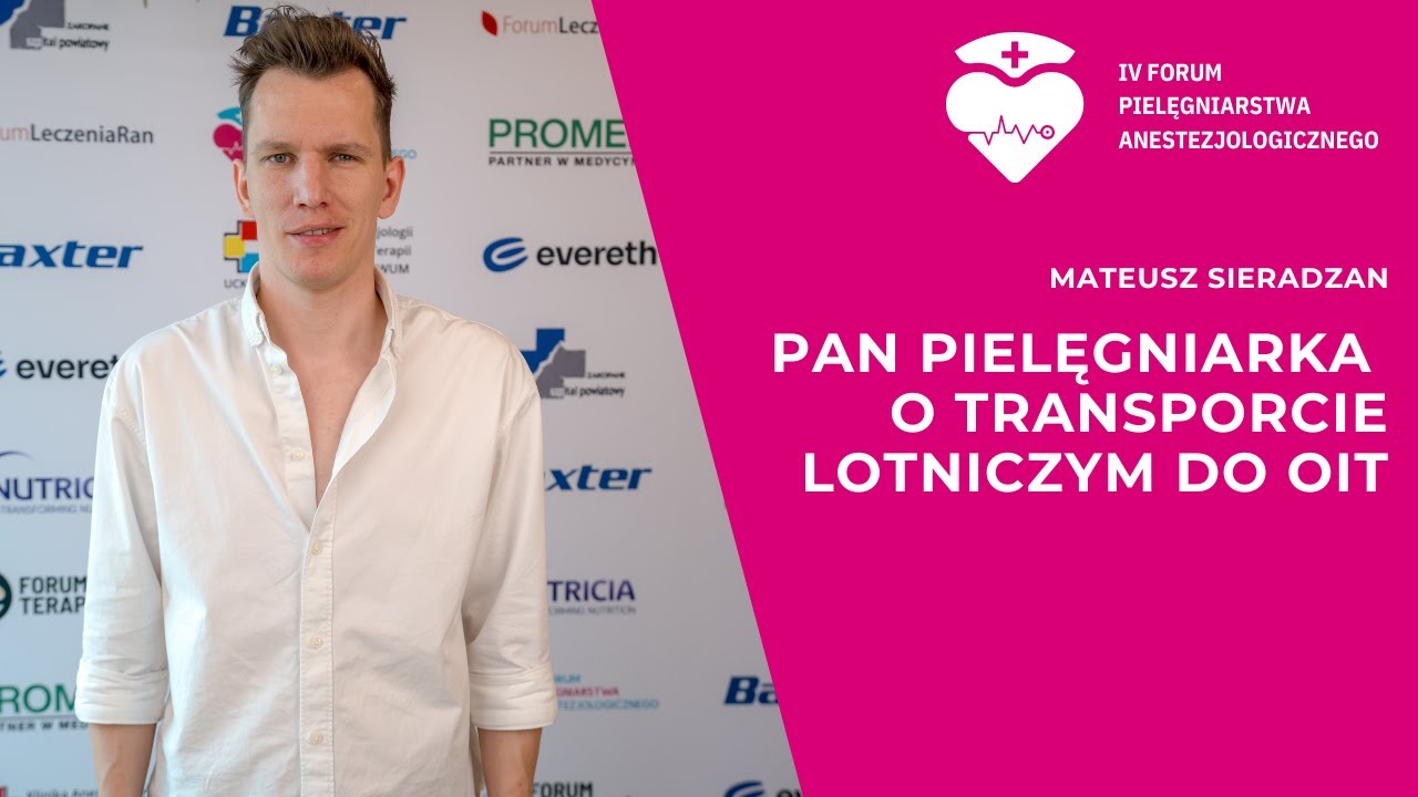 Pan Pielęgniarka o transporcie lotniczym do oddziałów IT