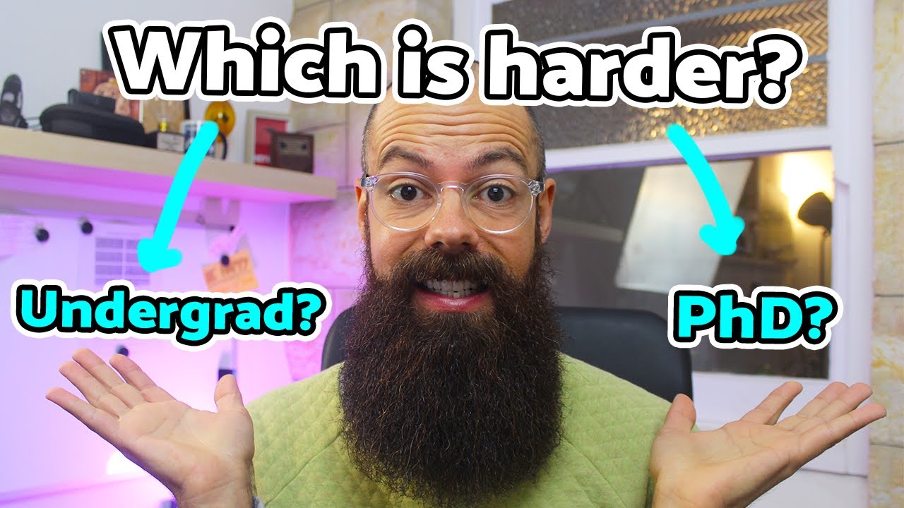 Is a PhD harder than a Masters or Bachelors? Not what you think!