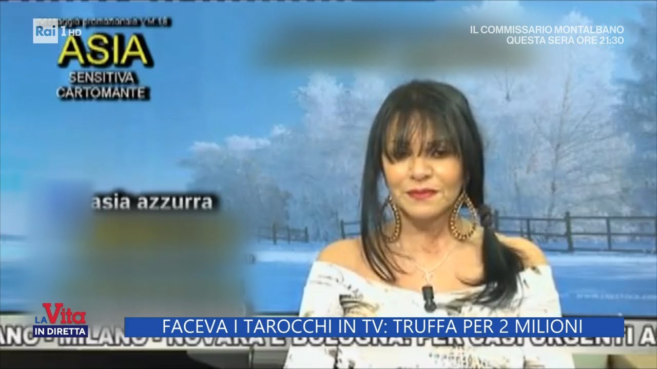 Faceva i tarocchi in tv: truffa per 2 milioni - La vita in diretta 24/04/2023