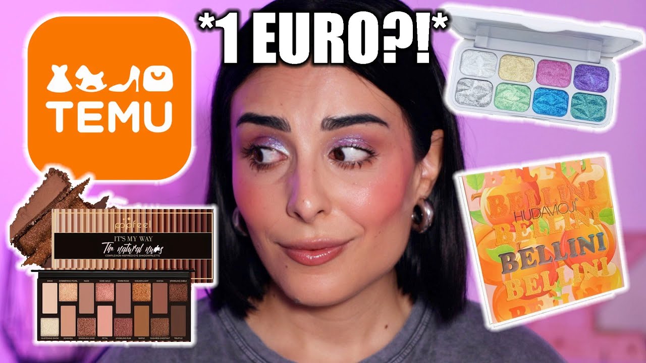 PALETTE TEMU A 1 EURO! 😱 NE VALE LA PENA? HAUL ACCESSORI || AMBRAJESS