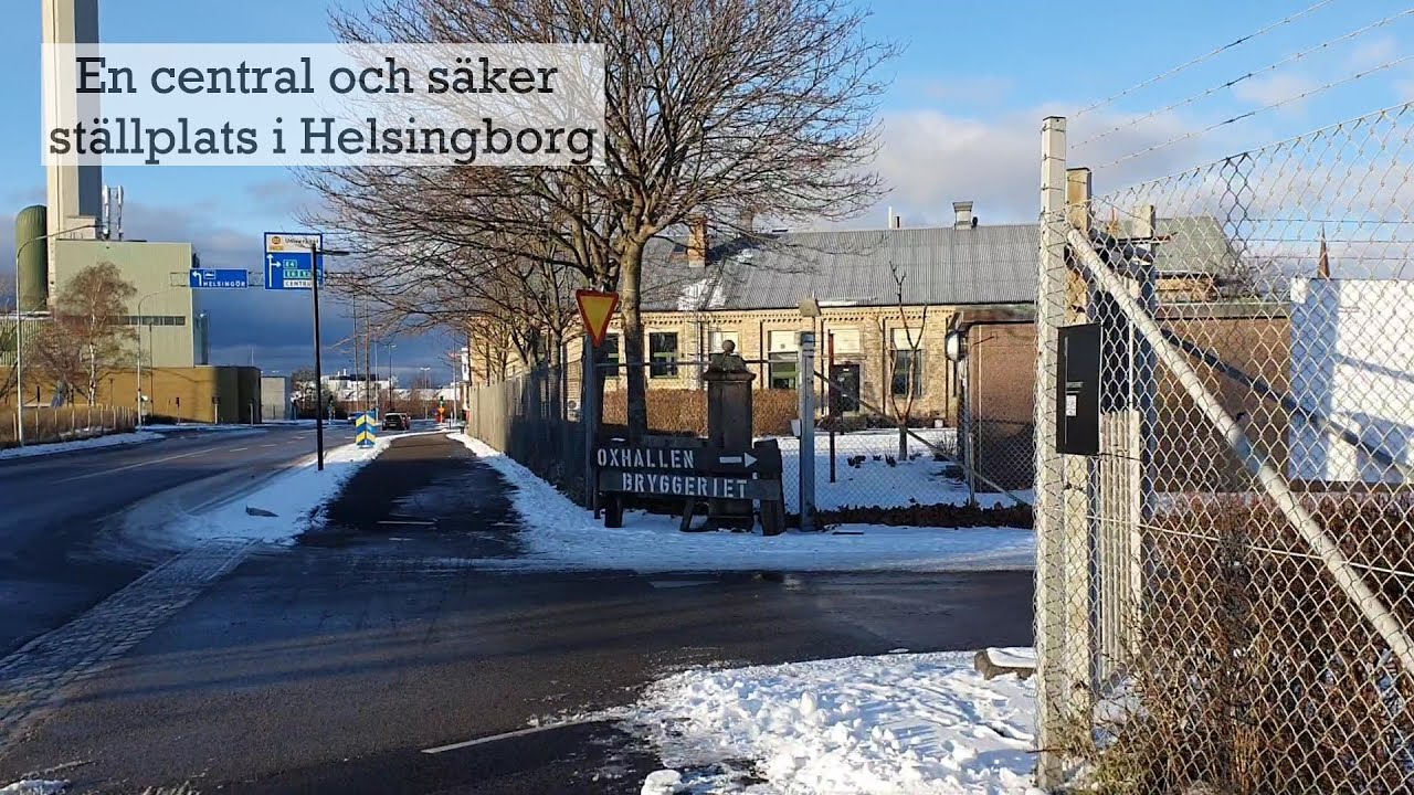 En bra ställplats centralt i Helsingborg