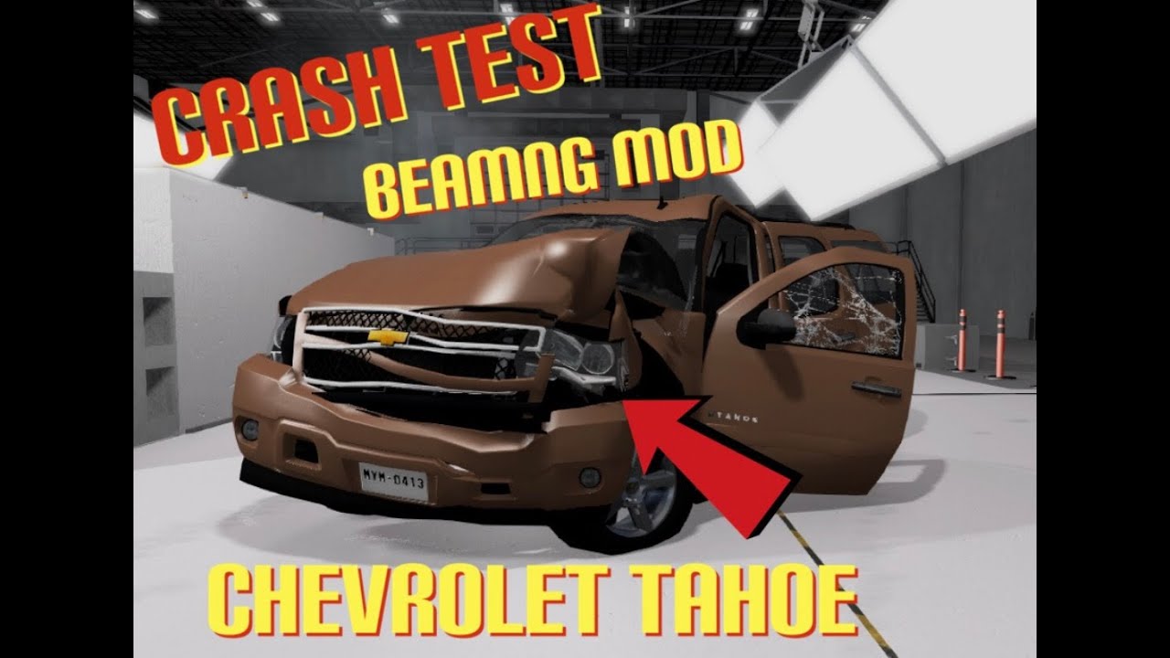 Chevrolet Tahoe Crash Test #6 (BeamNG.Drive Mod)