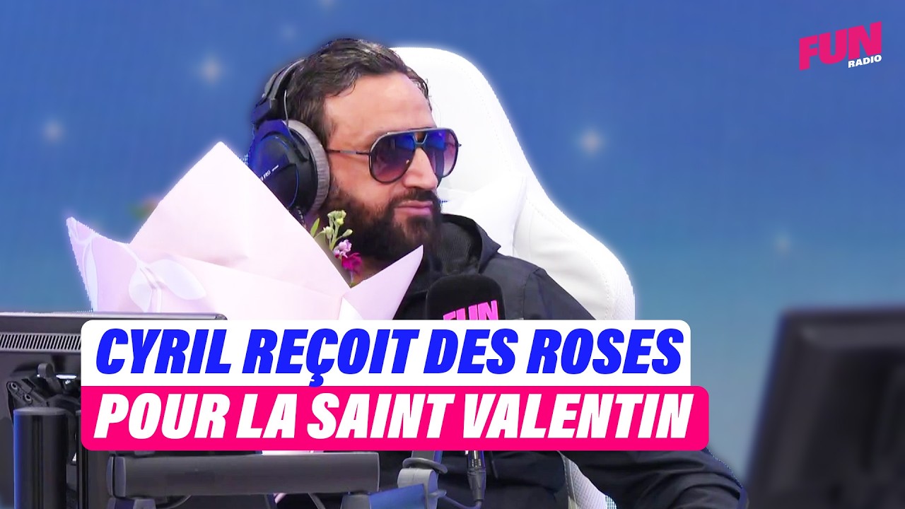 Cyril reçoit des roses pour la Saint Valentin | Cyril Hanouna sur Fun Radio