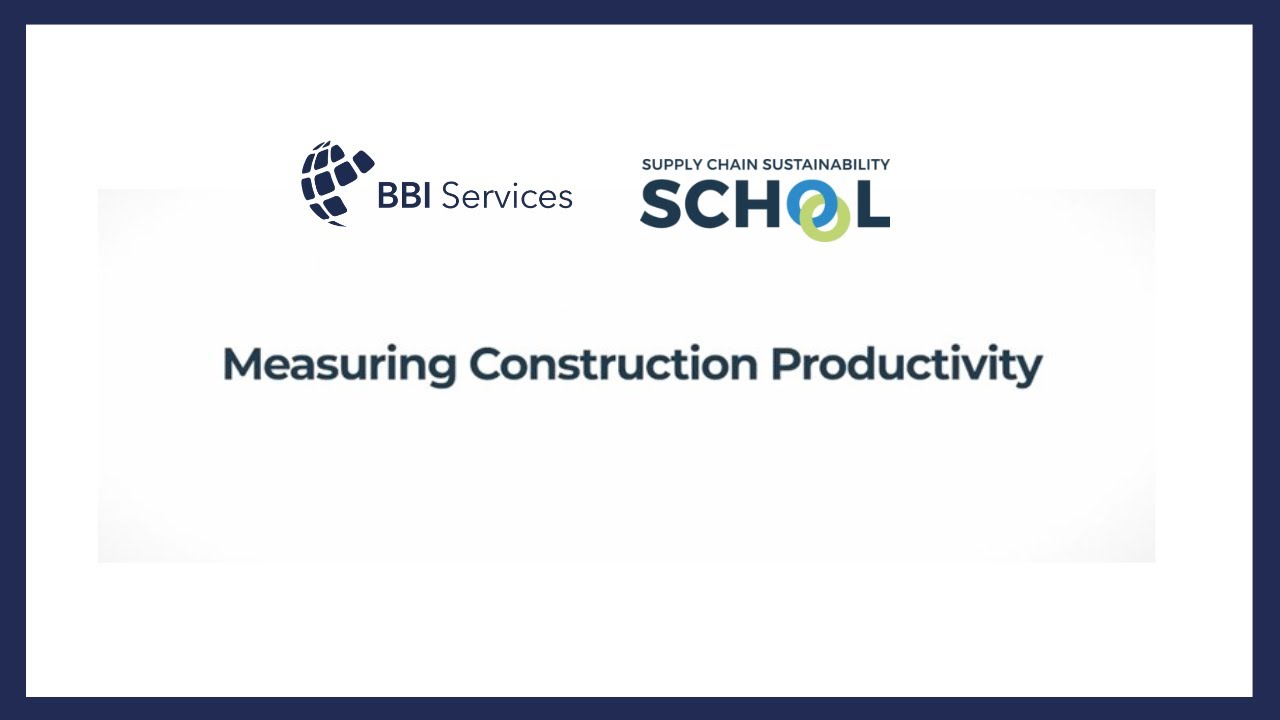 Measuring Construction Productivity