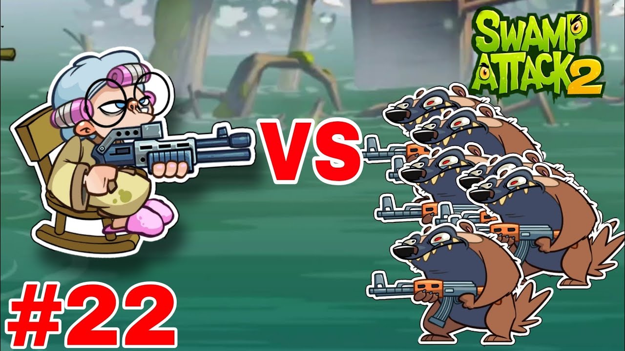 NEW CHARACTER GRANNY VS WOLVERINES WITH AK47s SWAMP ATTACK 2 GAMEPLAY#22 EPISODE 3 LEVEL 136 TO 144