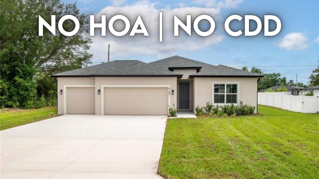 Tour This AFFORDABLE 3 Car Garage Home In Florida!
