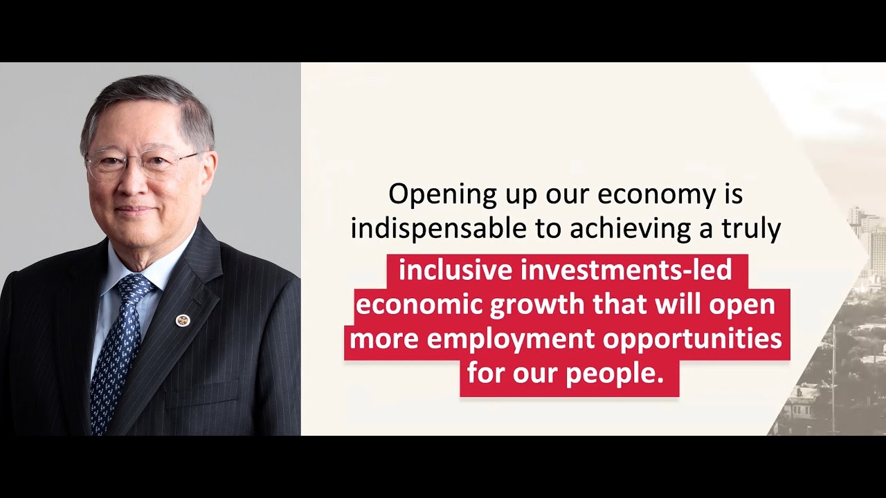 Dominguez: Proposed investment liberalization strategies to enable rapid economic recovery