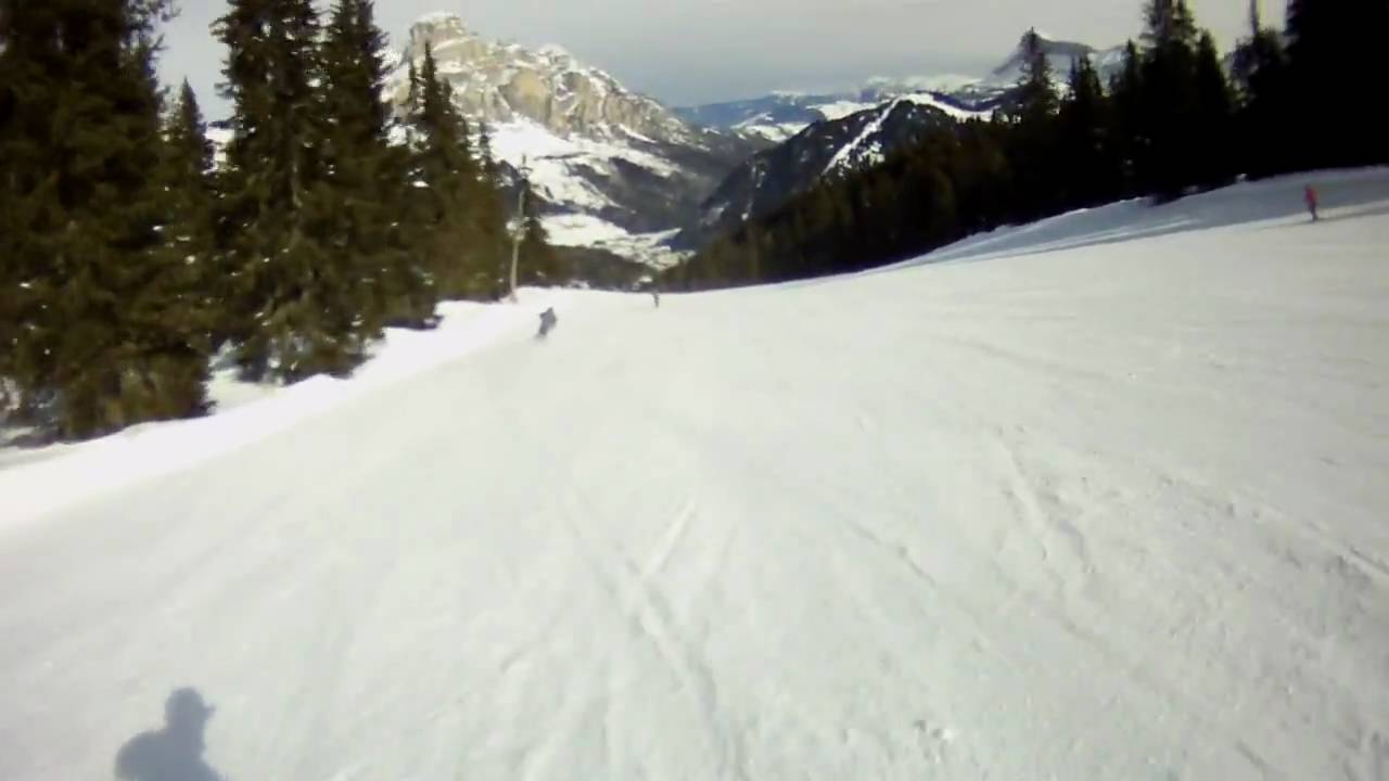 Skiing in Alta Badia - Vallon Boè - Corvara