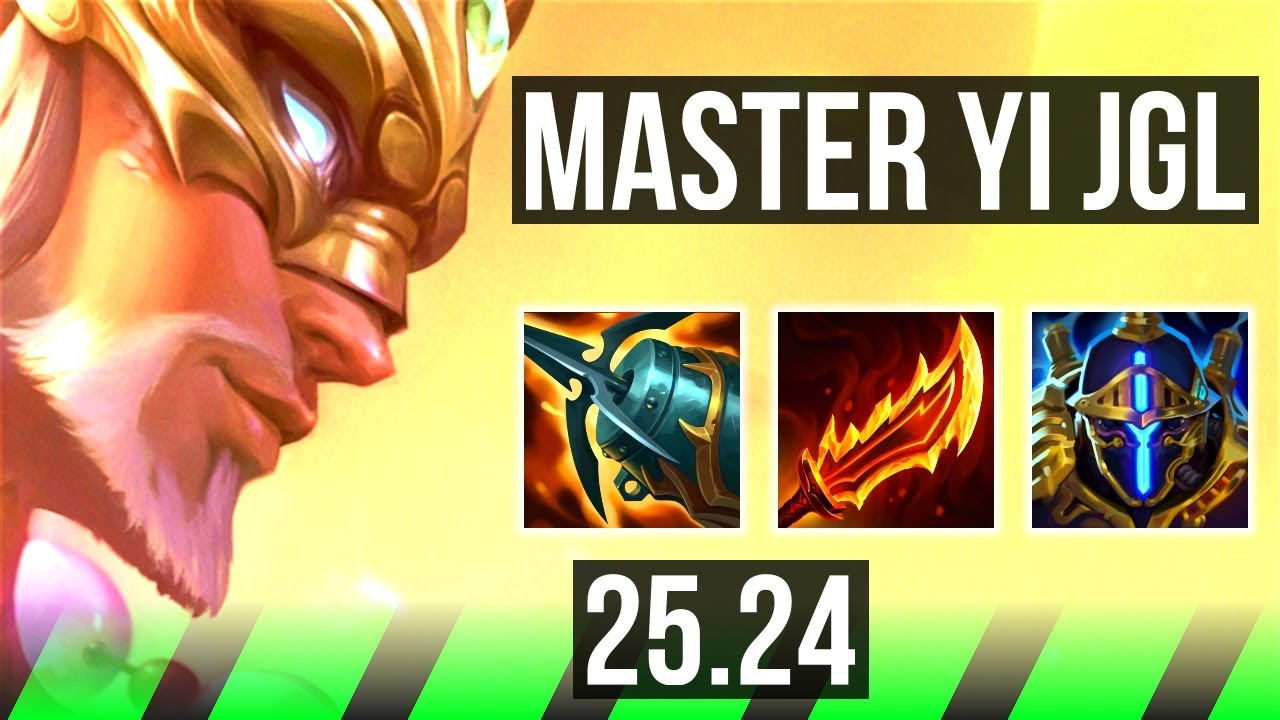 MASTER YI vs MALPHITE (JGL) | KR Master | 25.24