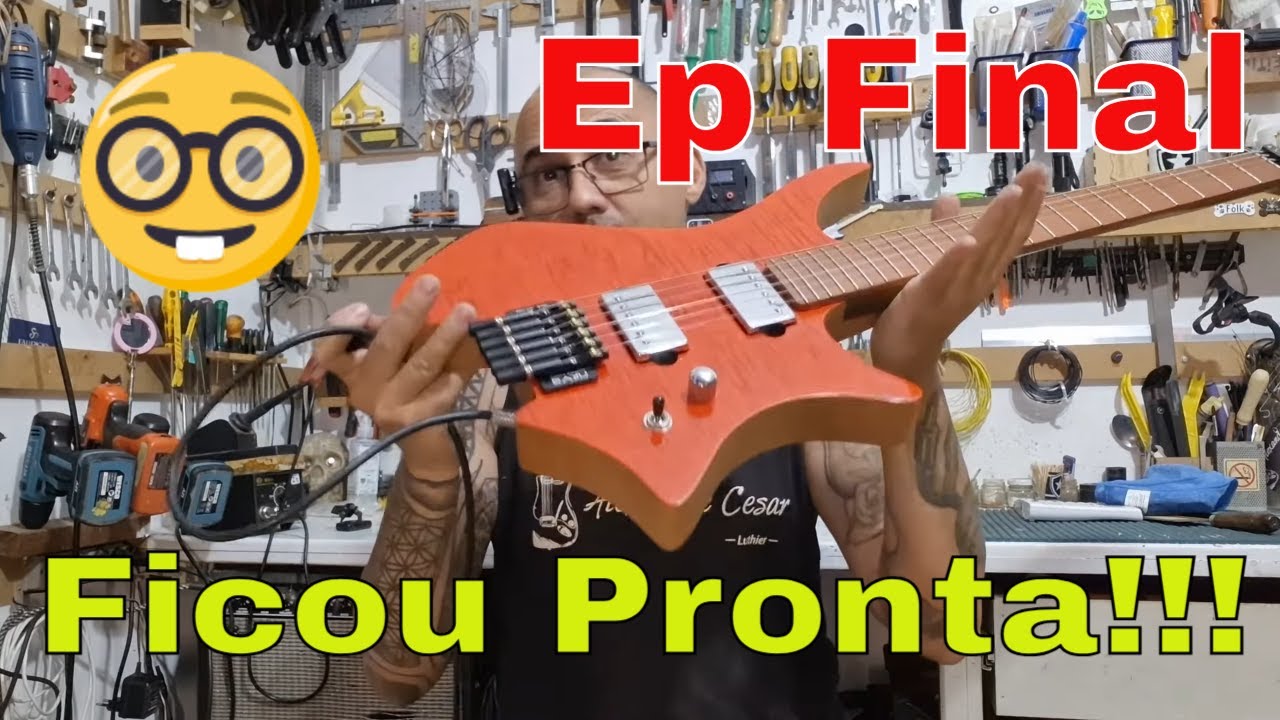 Fabricação da minha segunda Guitarra EP4 (FICOU PRONTA)