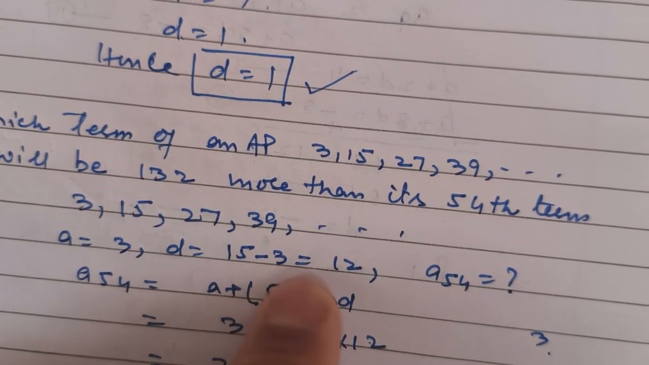 NCERT solutions maths class 10th exercise no;5.2 question no 9,10,11,12 page no 62.