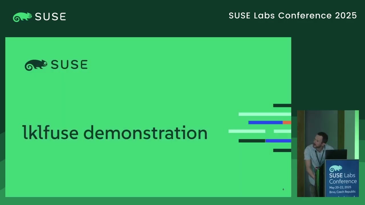 David Disseldorp: Monolithic Microkernels: Linux filesystems in user-space with lklfuse