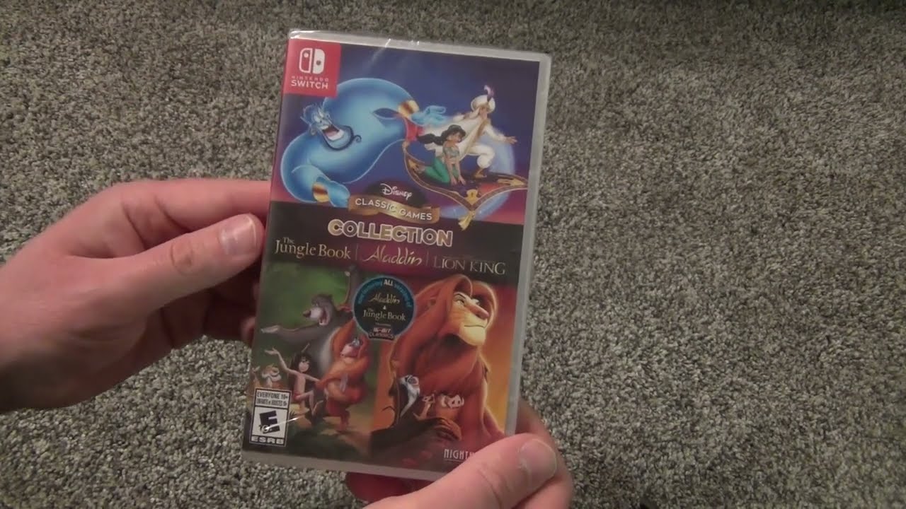Disney Classic Games Collection - The Jungle Book, Aladdin, The Lion King (Nintendo Switch) Unboxing