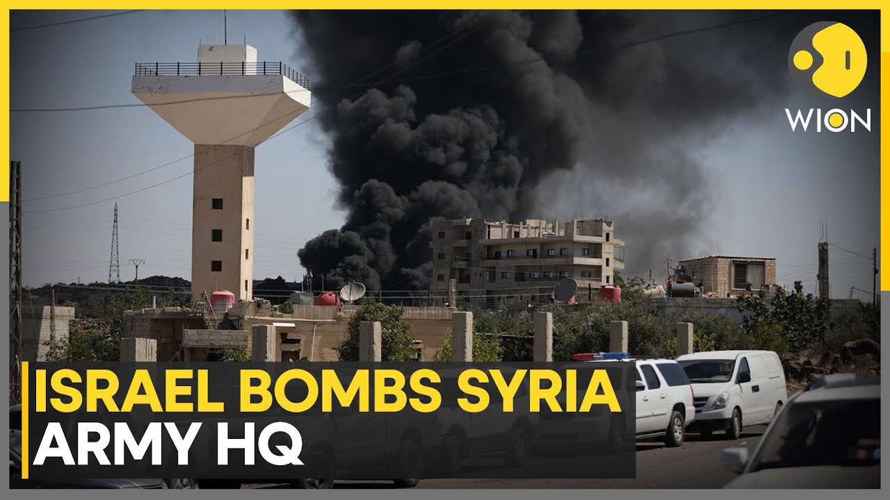 Israel-Syria War LIVE: Israel Bombards Syrian Military HQ in Damascus! | Netanyahu Bombards Syria