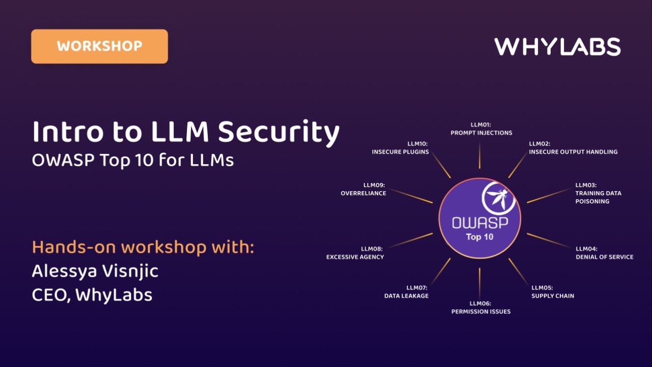 Intro to LLM Security - OWASP Top 10 for Large Language Models (LLMs)