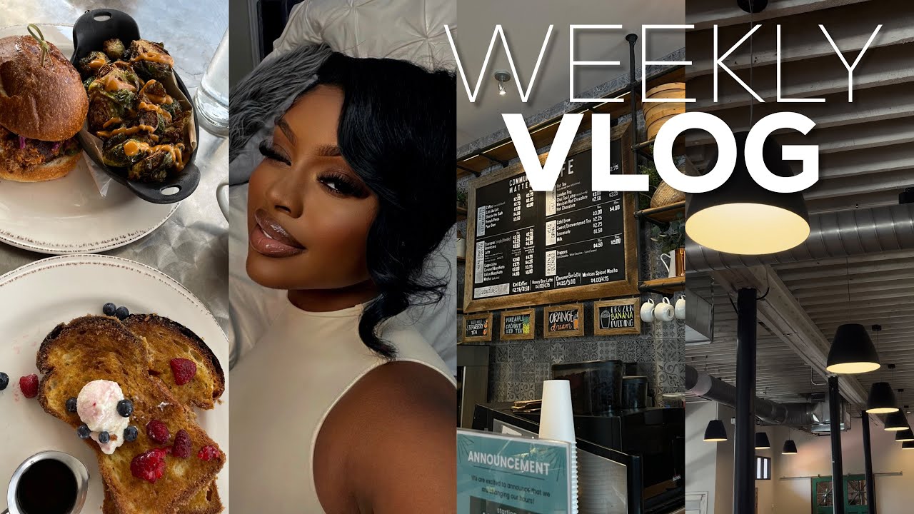 WEEKLY VLOG | NEW COFFEE SHOPS + BACK TO THE REALITY OF THINGS + CONTENT CREATING | ASHLEY DIOR