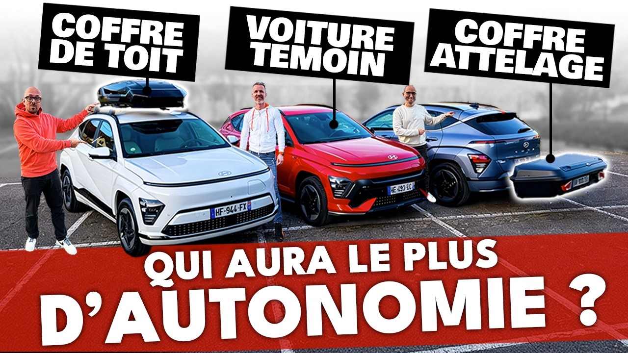 Coffre de toit VS coffre sur attelage : lequel offre la plus GRANDE AUTONOMIE en VE ? 