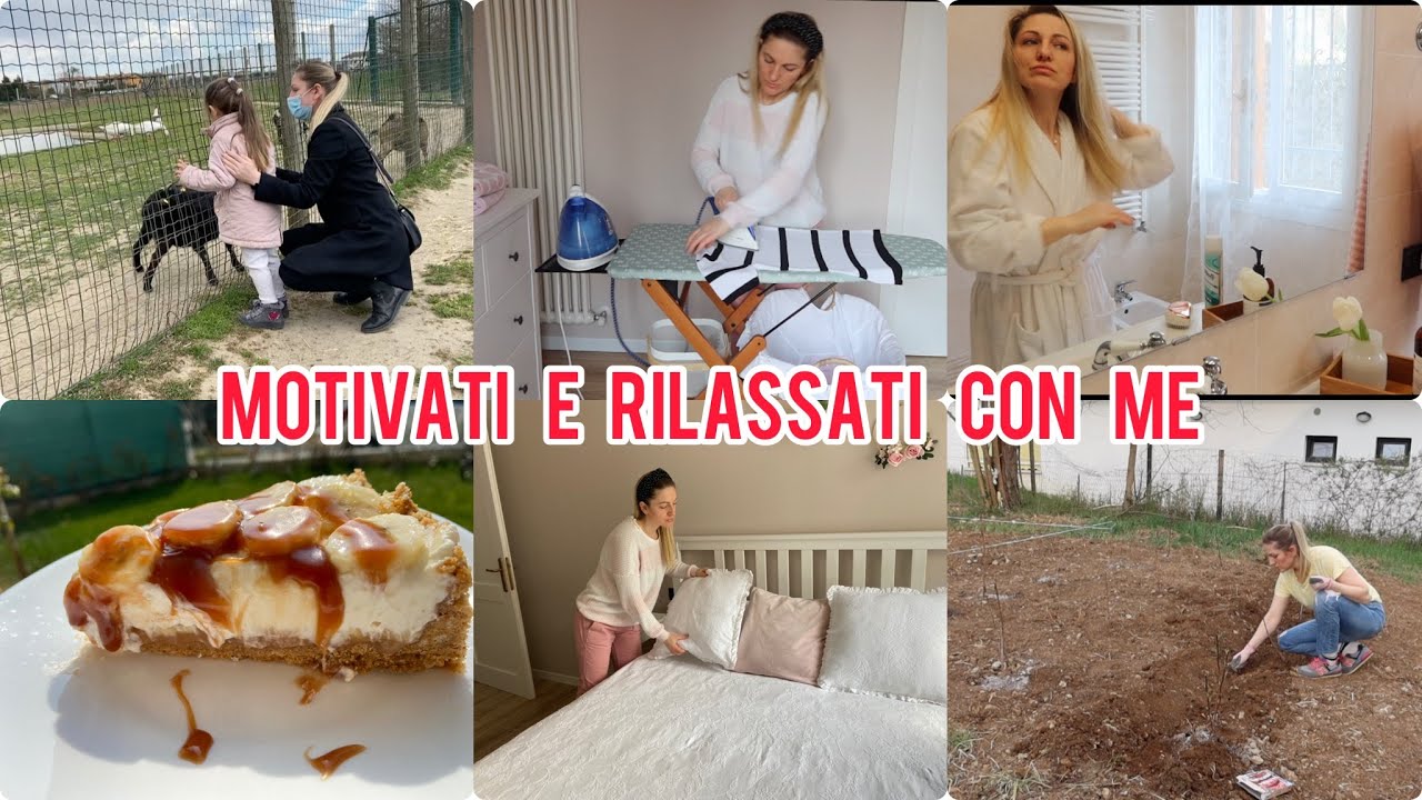 MOTIVAZIONE , SPESA, SELF-CARE, ORTO//MOTIVATI E RILASSATI CON ME,CHEESECAKE CARAMELLO E BANANA