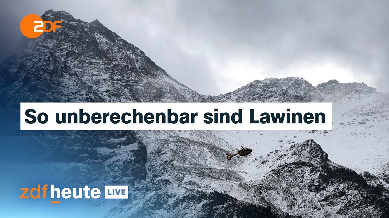 Bergsteiger in Südtirol verunglückt: Wie verlässlich Lawinen-Vorhersagen sind | ZDFheute live
