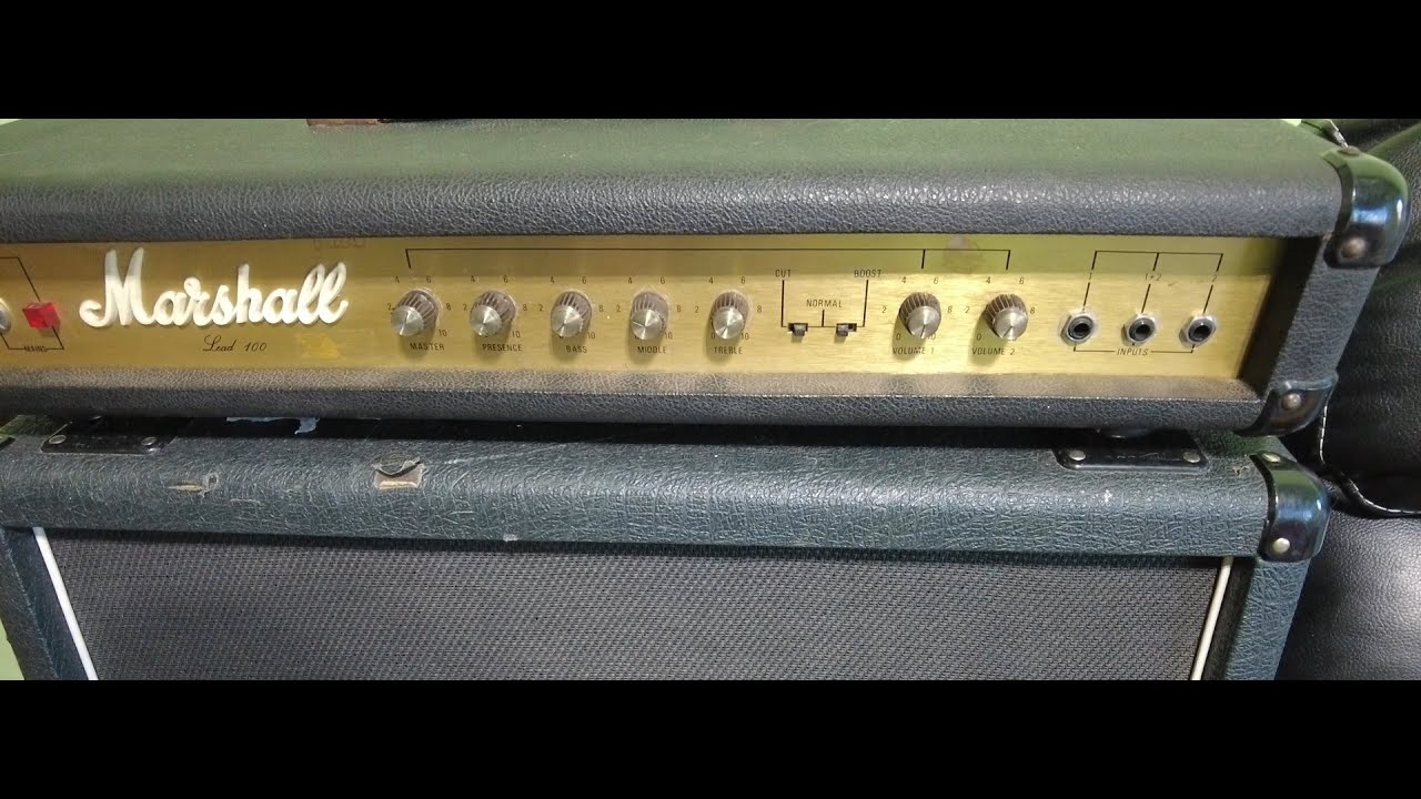 Marshall Guitar Amplifier 2098 100 Watt Solid State Service and Demo