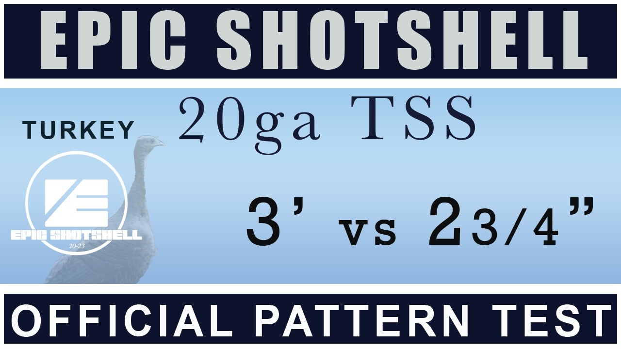 Официальные испытания осыпи дроби EPIC SHOTSHELL 20 калибра (TSS).
