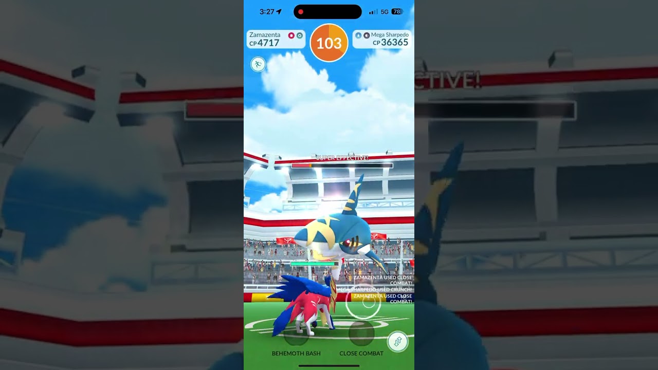 Pokémon Go - Mega Raid - Mega Sharpedo