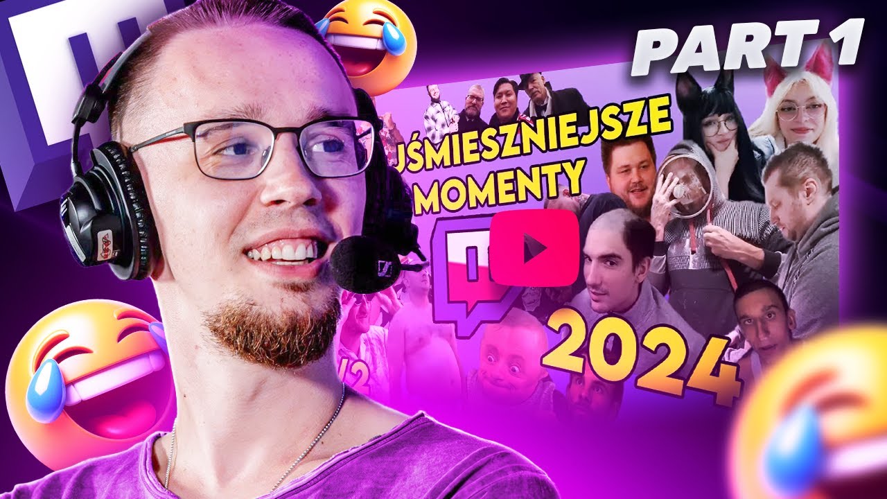 NERVARIEN OGLĄDA NAJŚMIESZNIEJSZE MOMENTY TWITCHA 2024