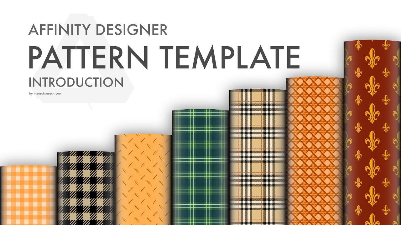 Affinity Designer Pattern Template - Introduction