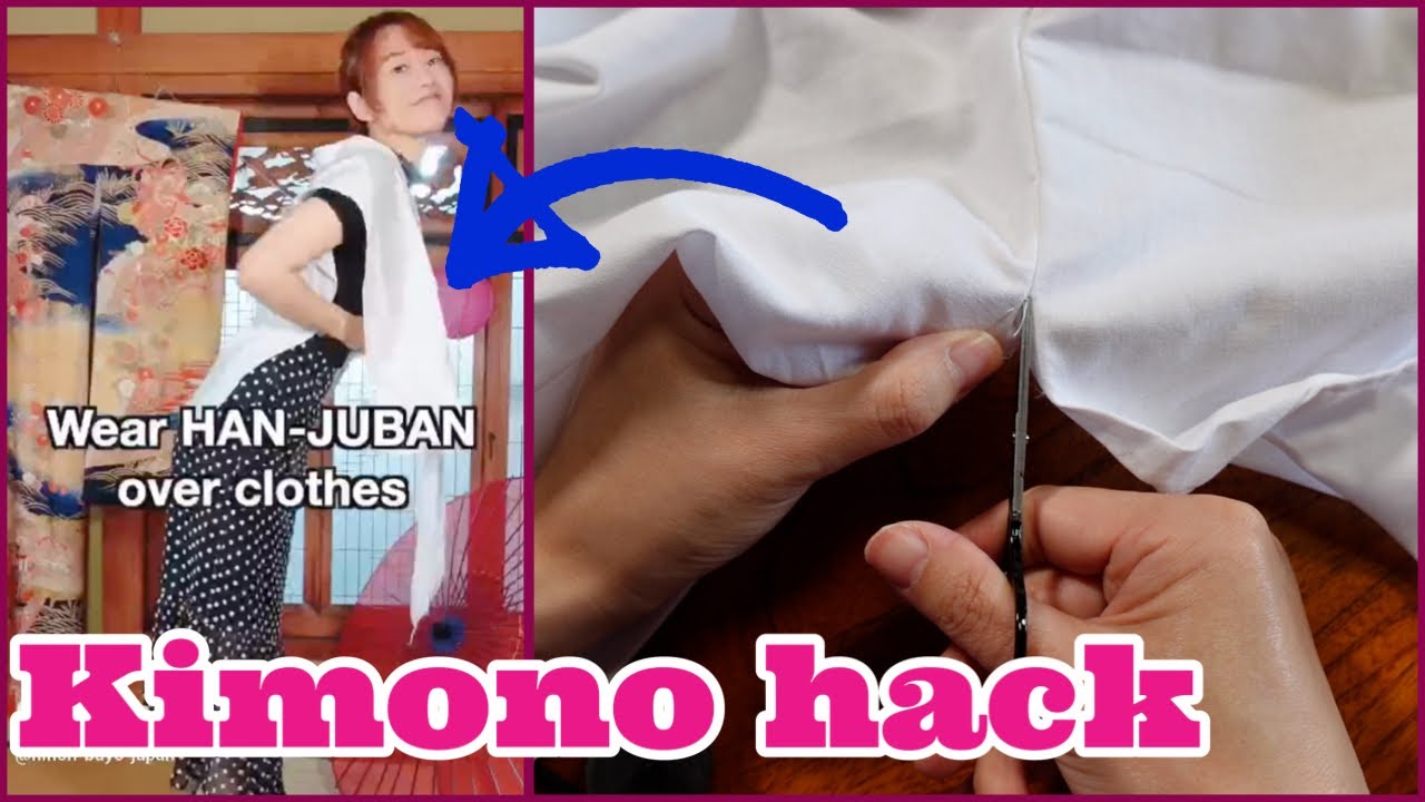 KIMONO Hacks｜HAN-JYUBAN | Make It Easy To Wear Any Kimono