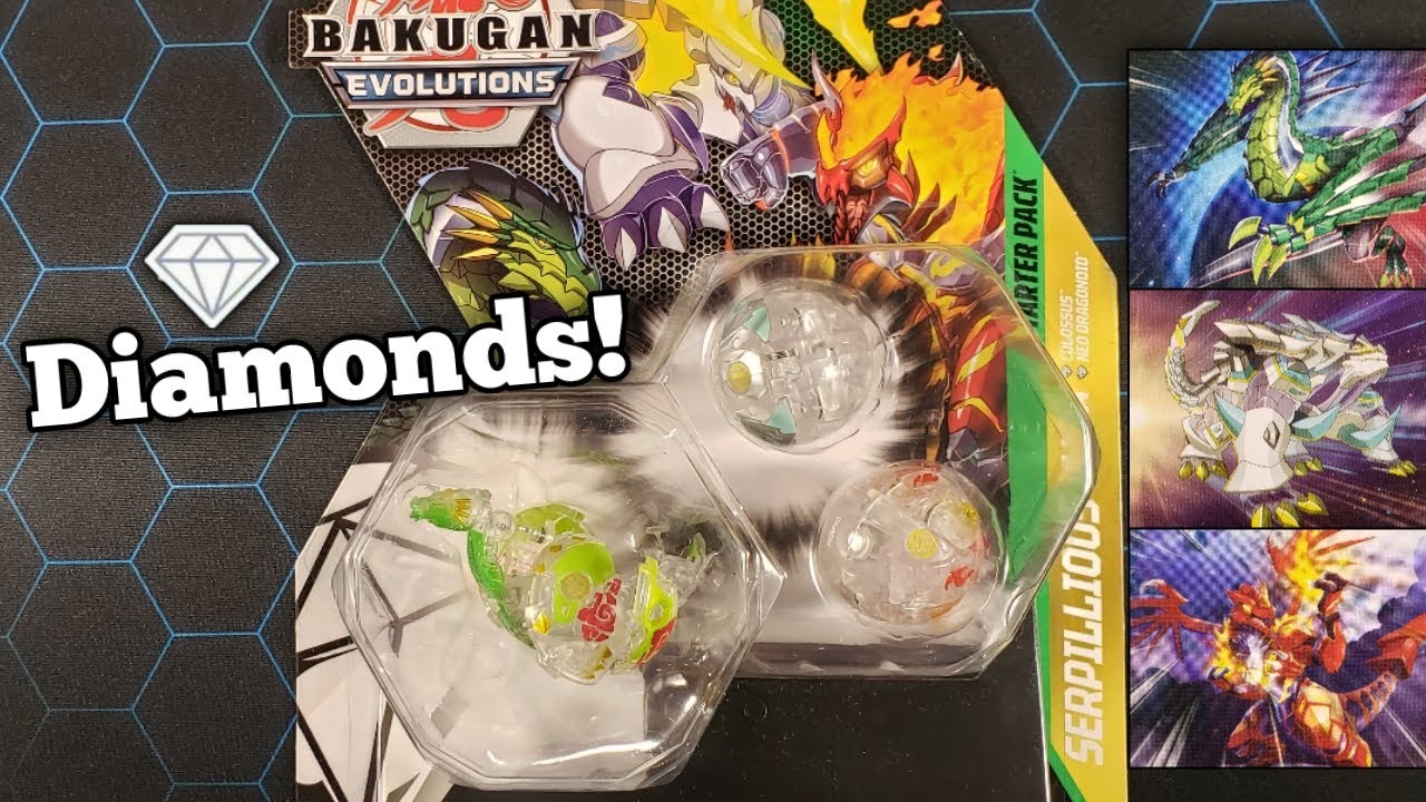Bakugan Diamond Serpillious Ultra Starter Pack Opening!! (Evolutions)