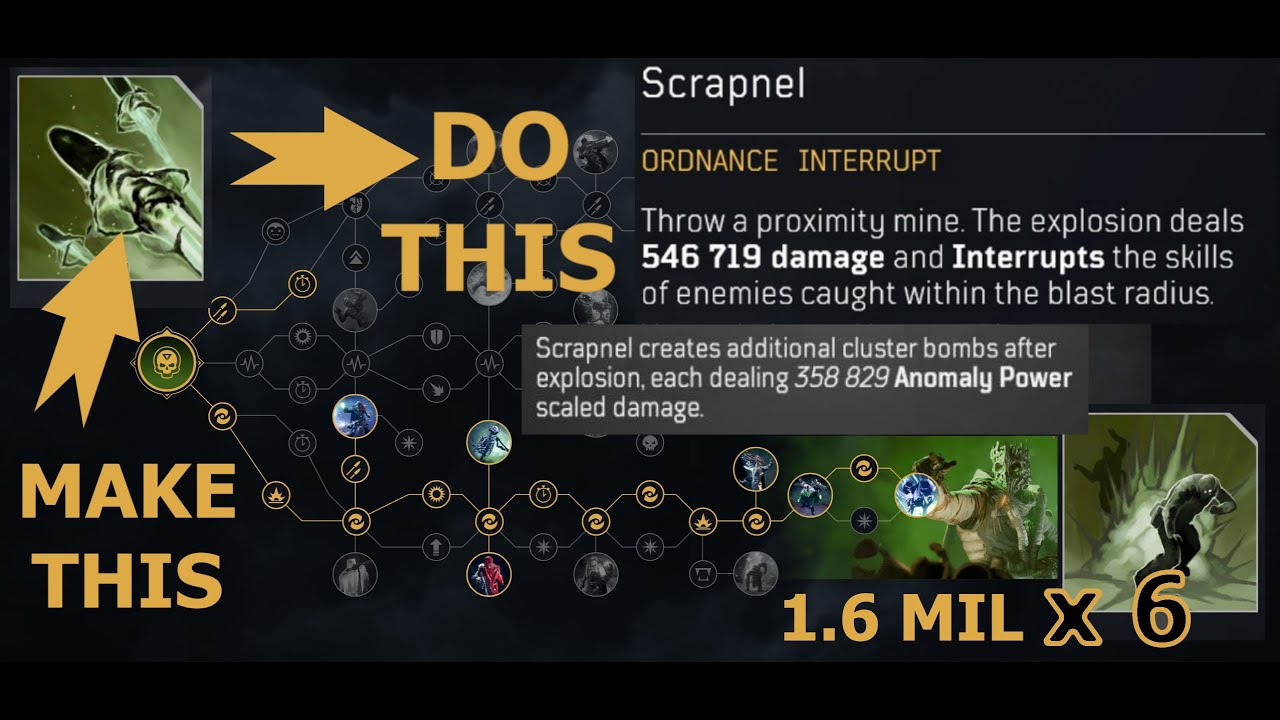 The ULTIMATE Scrapnel Technomancer | 6 Million AOE | Outriders - New Horizon