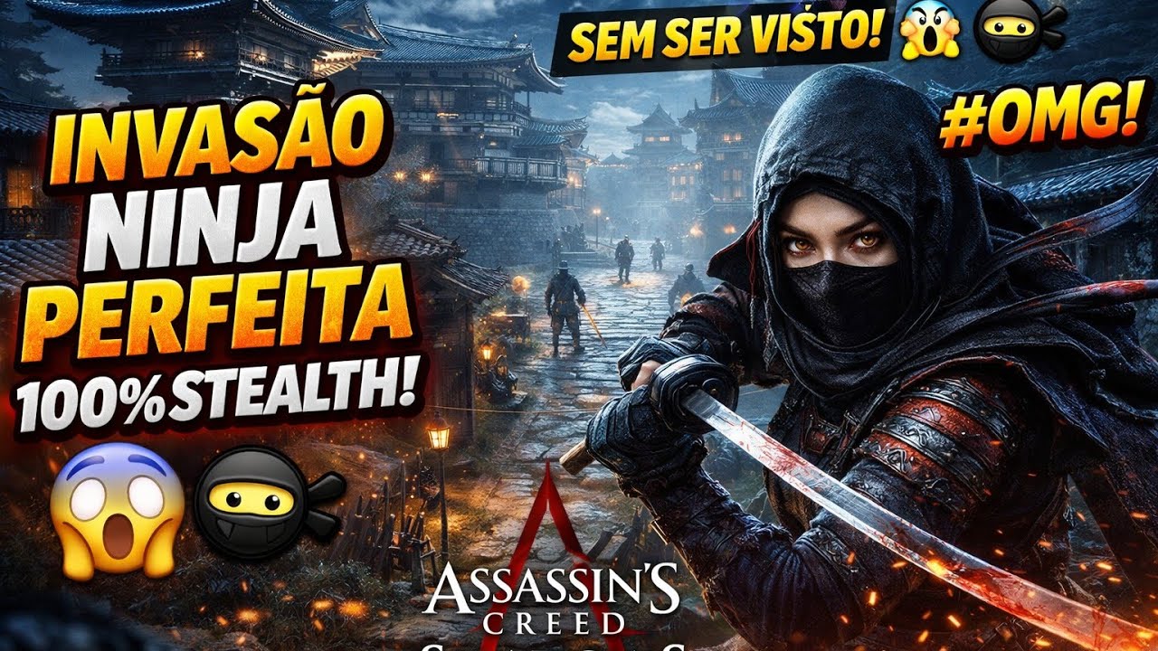INFILTRAÇÃO NINJA PERFEITA! 🥷 | Eliminei o Punho de Ferro em Assassin’s Creed Shadows