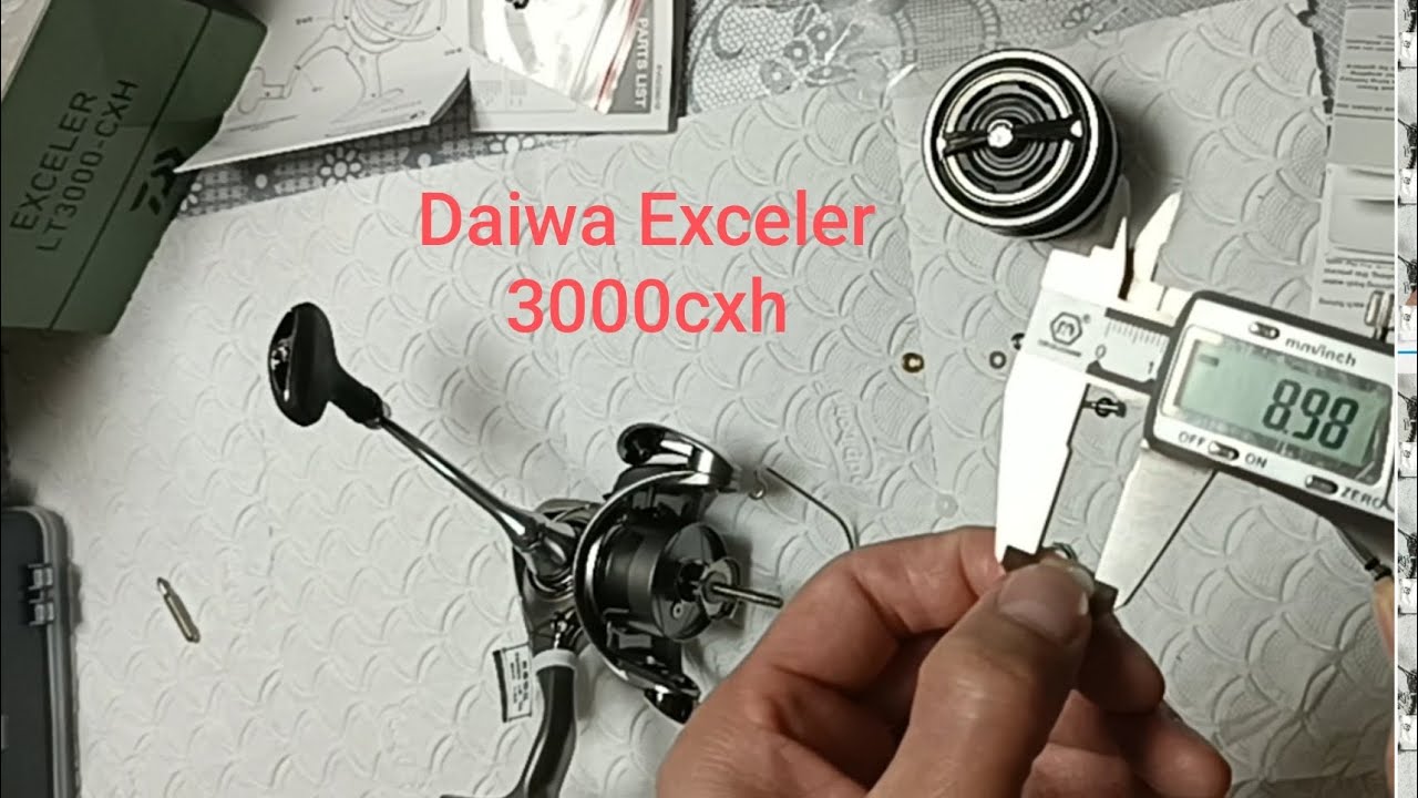 Daiwa Exceler 23 года. Апгрейд ролика лескоукладывателя.