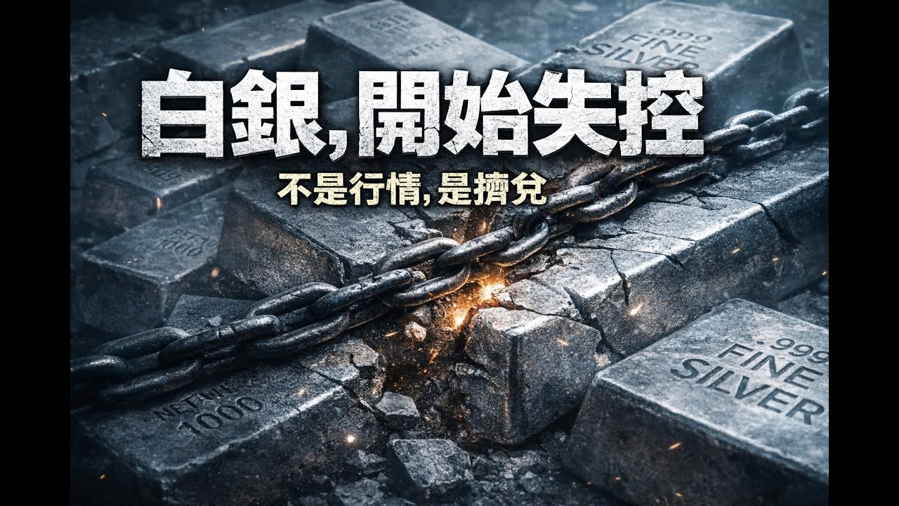 白銀開始失控：呢個唔係市場行情，而係一場正喺發生嘅擠提#投資策略 #投資 #money #熱門 #2026 #白银 #黄金 #比特币  #etf #金融 #金融リテラシー #央行 #贵金属