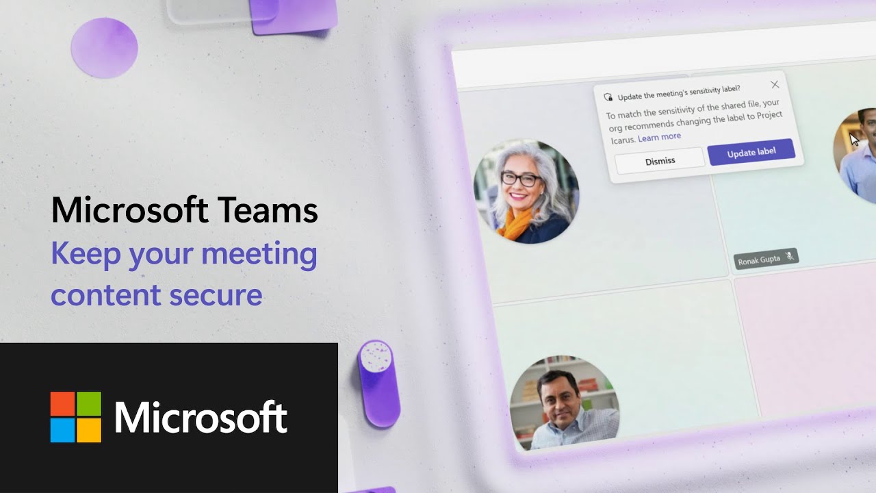 Microsoft Teams - Keep your meeting content secure