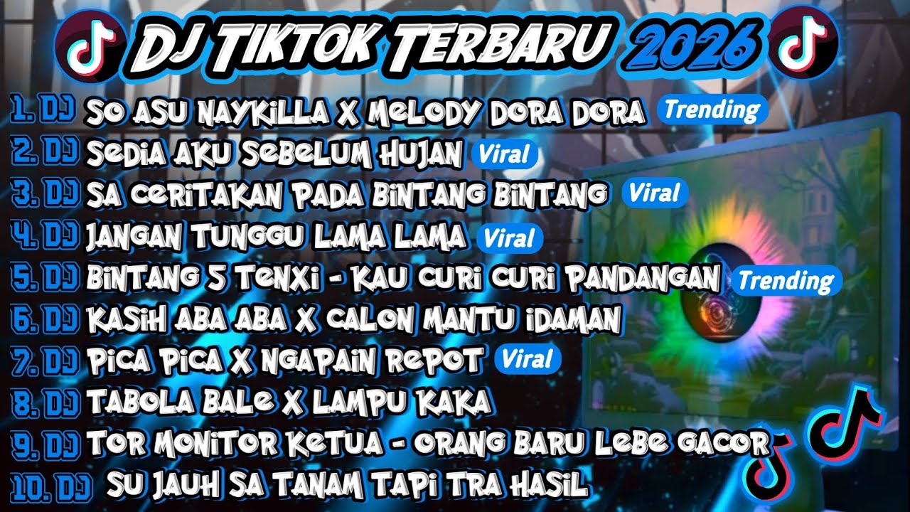 DJ TIKTOK TERBARU 2026🎵 | DJ SO ASU NAYKILLA X MELODY DORA DORA FULL SONG TIKTOK VIRAL