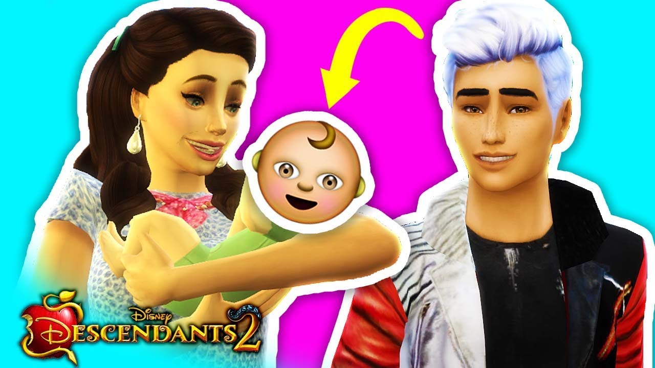 DESCENDANTS 2 Sims 4 #41 👶CARLOS AND JANE HAVE TWINS🚼 Disney's Descendants