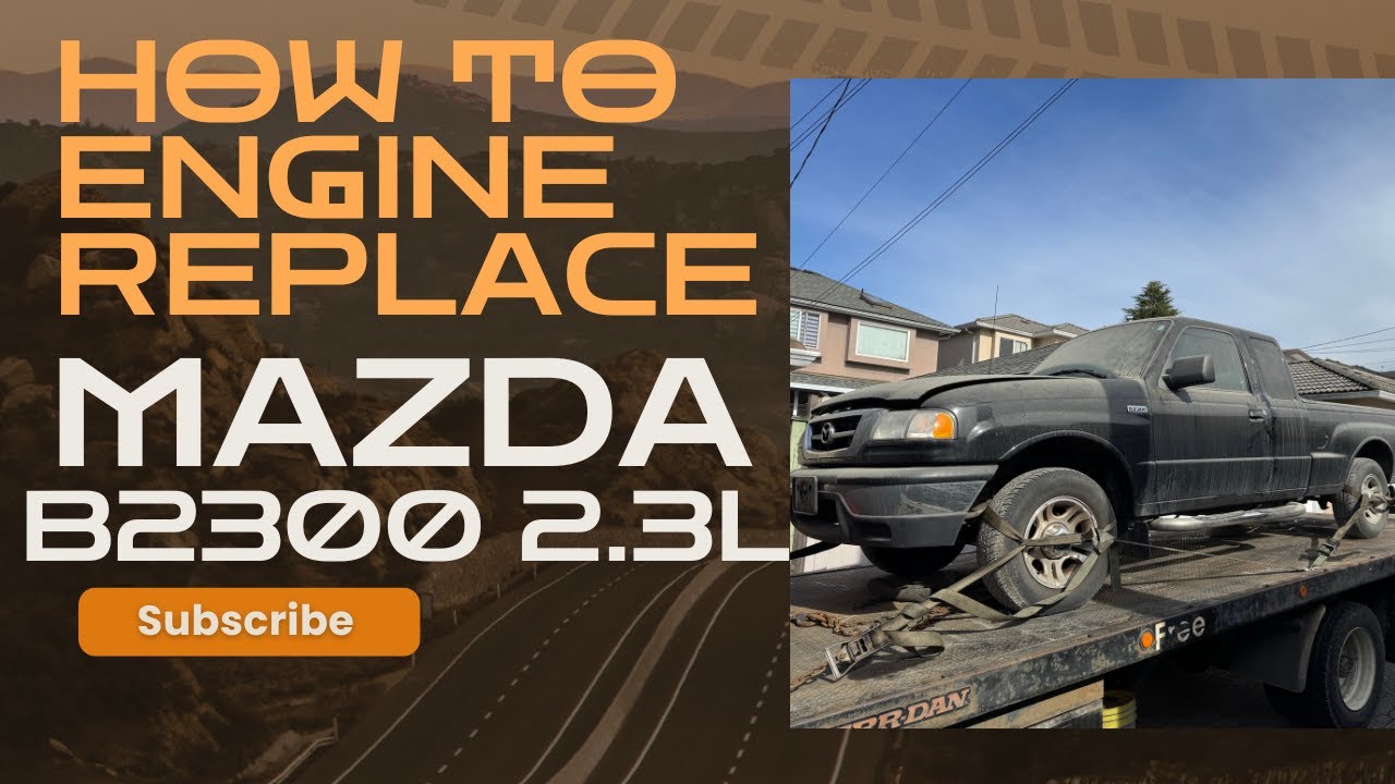 How to remove the 2009 Mazda B2300 2.3L Engine #engineswaps #diy #automobile #mechanic #car