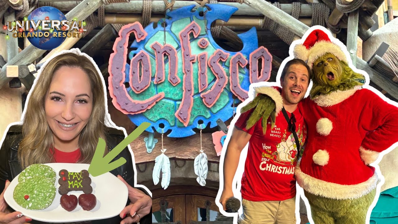 NEW Grinch Breakfast at Confisco Grille | Is it worth $59? | Review | Islands of Adventure
