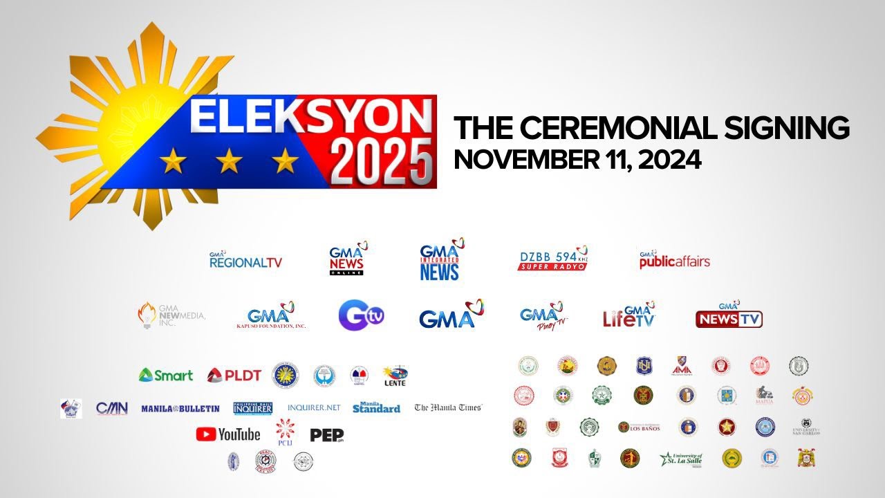 LIVE: Eleksyon 2025 Ceremonial Signing | GMA Integrated News - Replay
