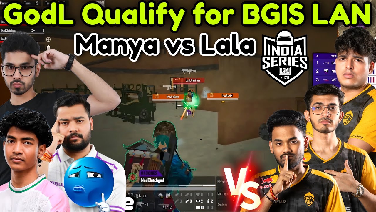 Godlike Qualified for BGIS Final🏆 Clutchgod vs Spower🥶 Back 2 Back Squad Wipe🔥🔥