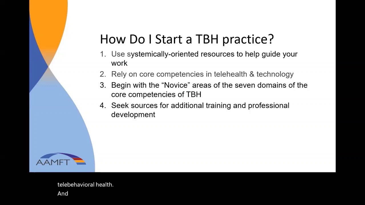 An Introduction to Telebehavioral Health Practice