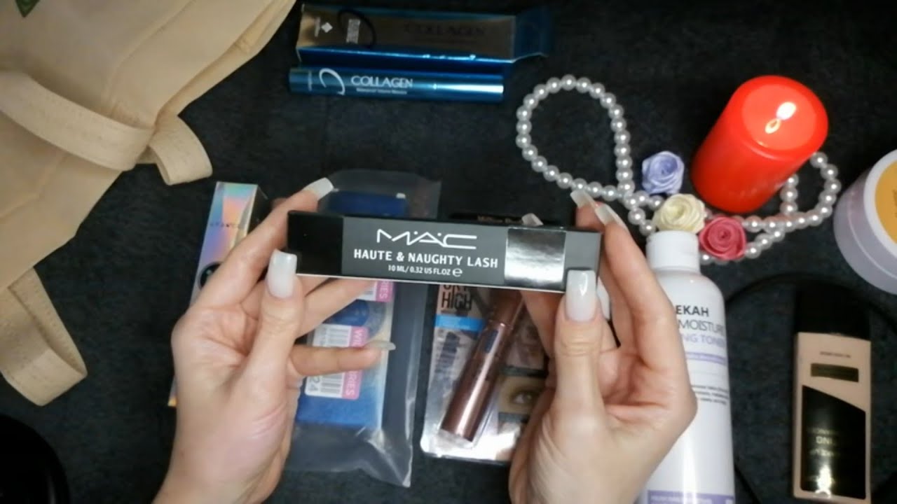 АСМР Косметические покупки с WB💄👛•Бюджетные туши (ссылки в описании) •Видео для сна•Таппинг•Шёпот😌✨