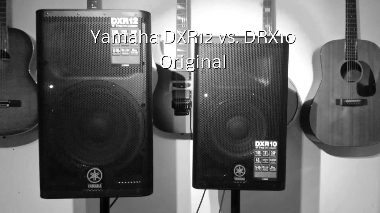 Yamaha DXR12 vs. DXR10 - Audio Comparison