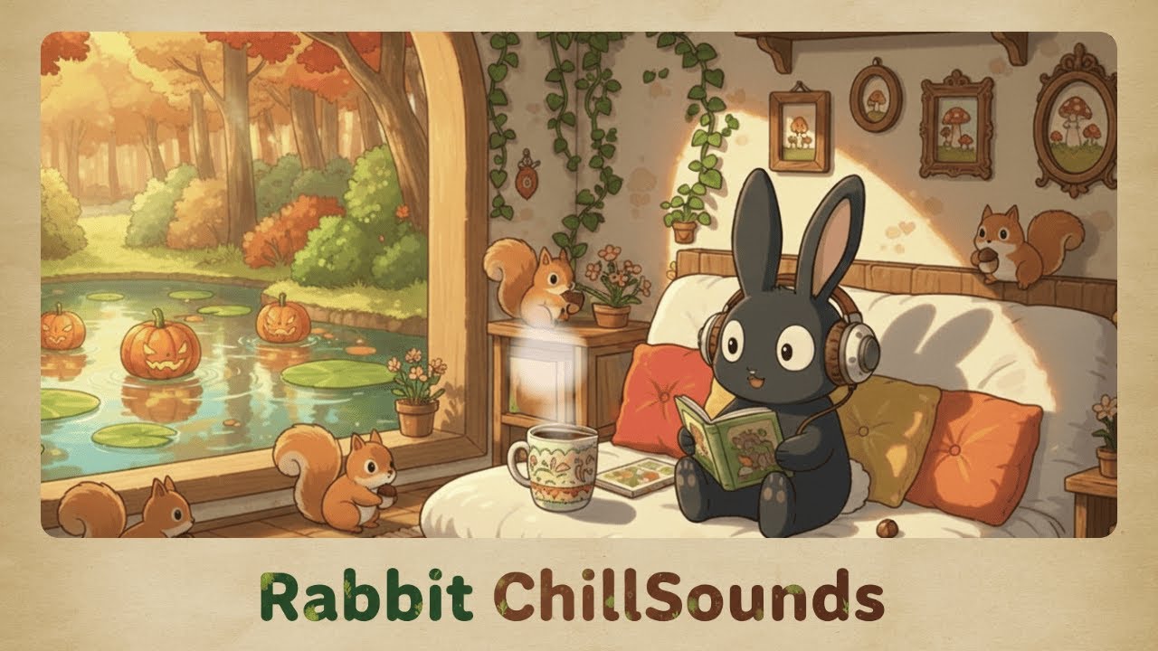 Cozy autumn time with pumpkins & a hideaway. | music for reading, sleeping & stress relief