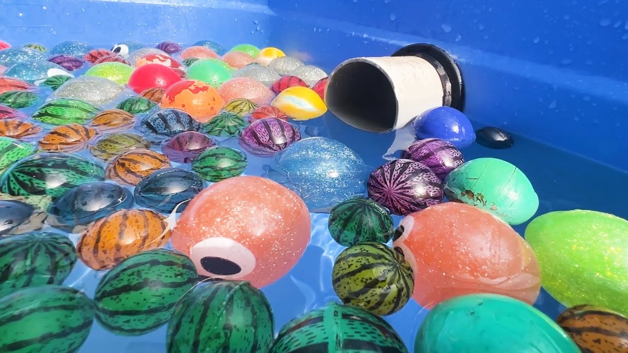 4-Tank Water Marble Run ☆ A Soothing World of Floating Balls ASMR