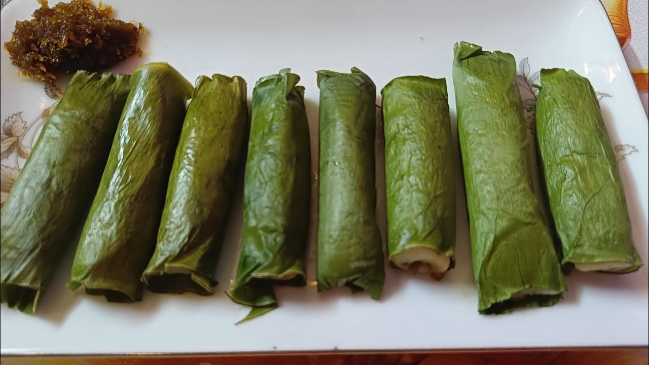 কলা পাতার পিঠা ৷ #viralpita #viralvedio #viralvideo #cooking #recipe 