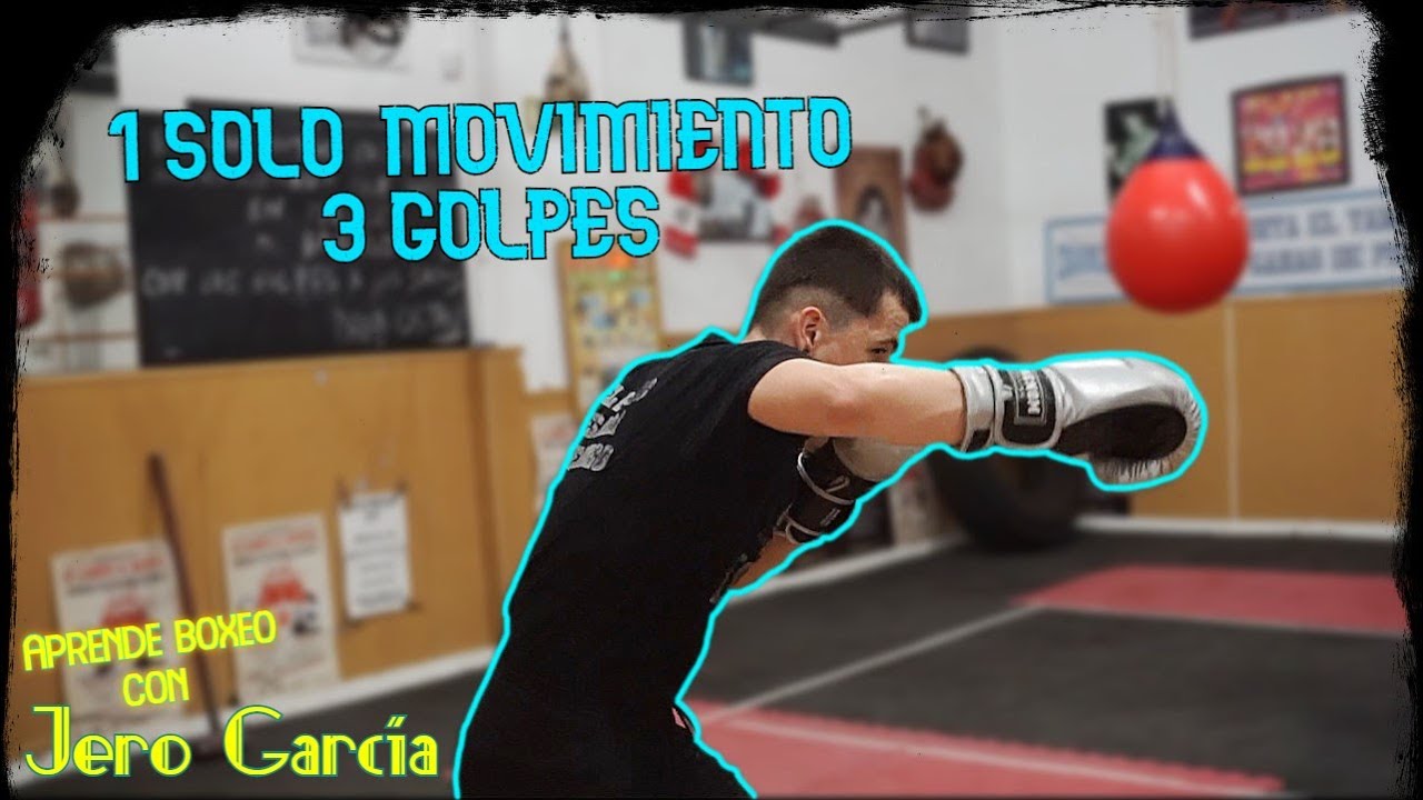 1 SOLO MOVIMIENTO y 3 GOLPES [Aprende Boxeo con Jero García]