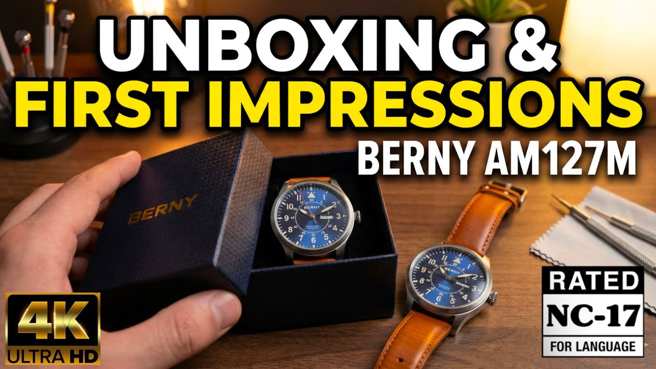 Berny AM127M Unboxing & First Impressions: Seiko NH36 & 200m WR!